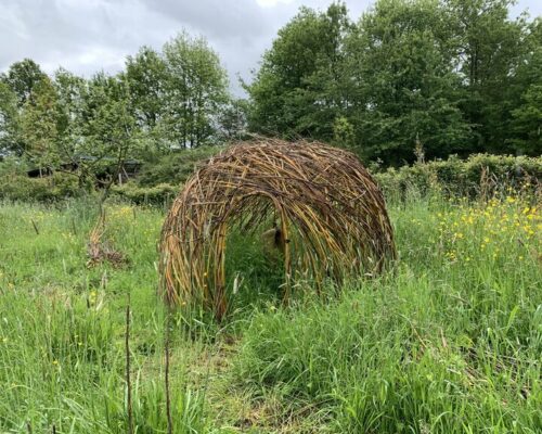 Igloo en saule chez Franck Viel